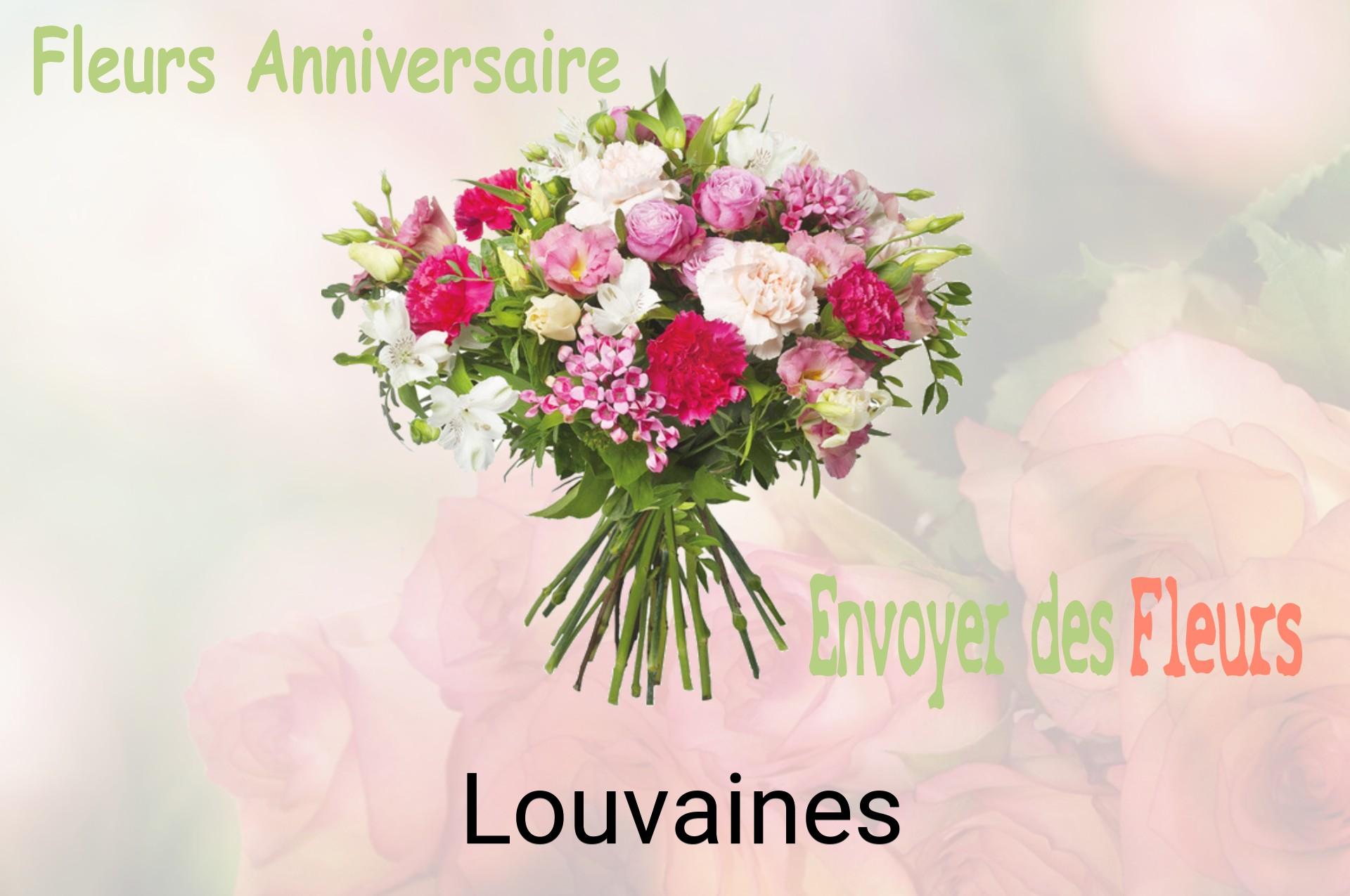 Bouquet de fleurs d’anniversaire livré à Louvaines